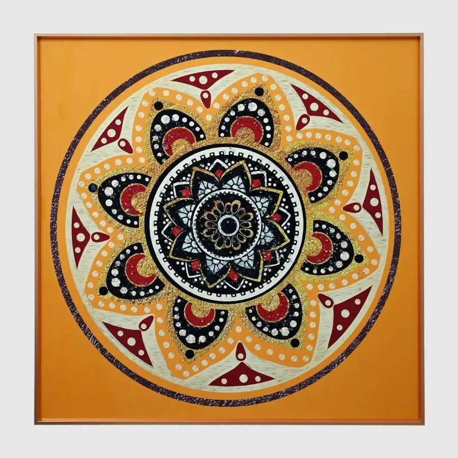 Mandala Pattern Crystal Painting