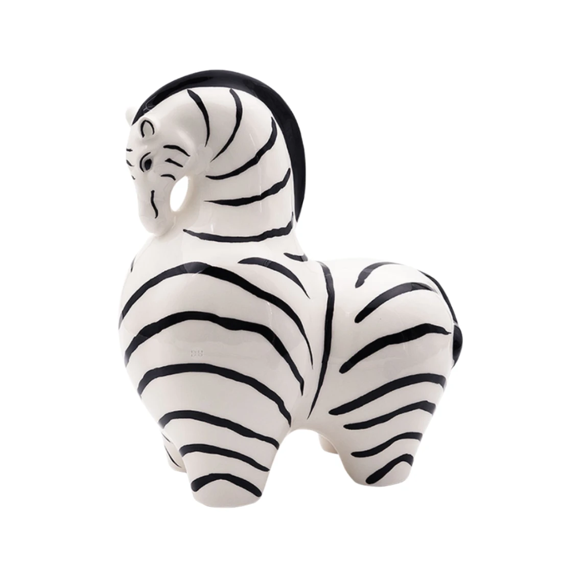 Magnificent Down Mouth Zebra Showpiece