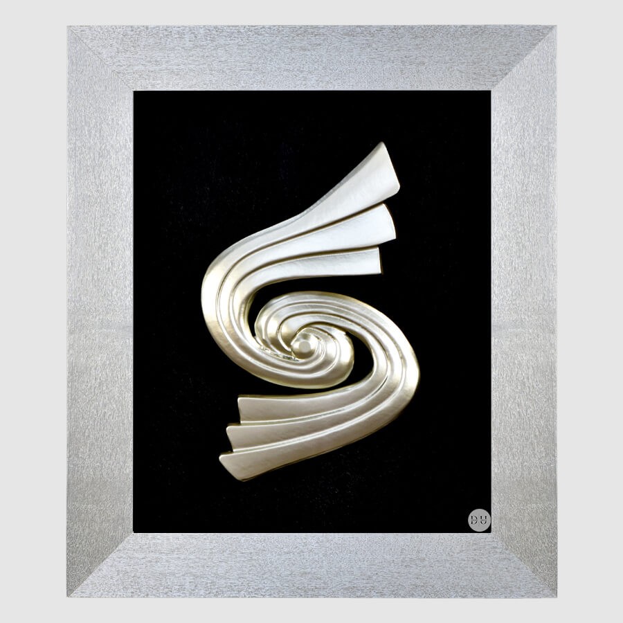 Voguish Shadow Box Glass Painting