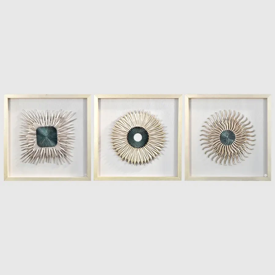 Winsome Shadow Box Glass Wall Painting