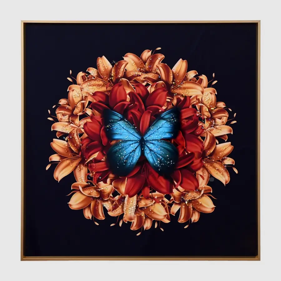 Delightful Butterfly Crystal Painting