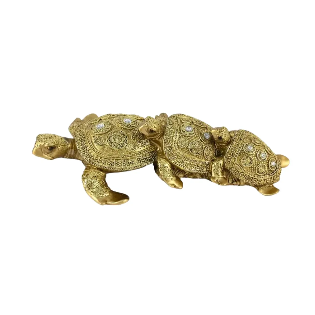 Gold  Turtle Figurines